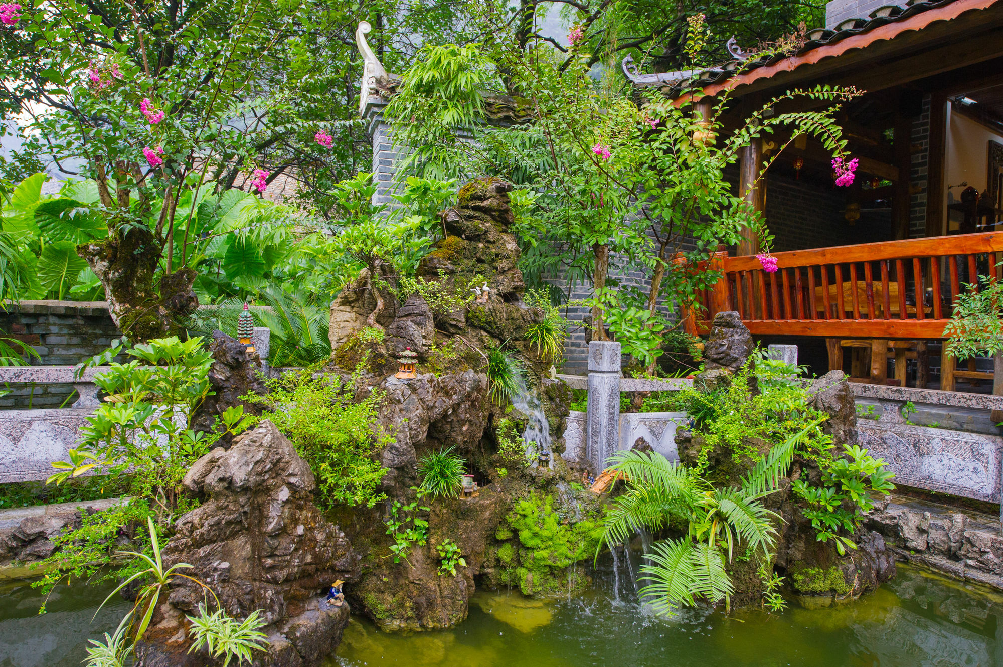 Yangshuo Scenic Mountain Retreat Hotel ภายนอก รูปภาพ